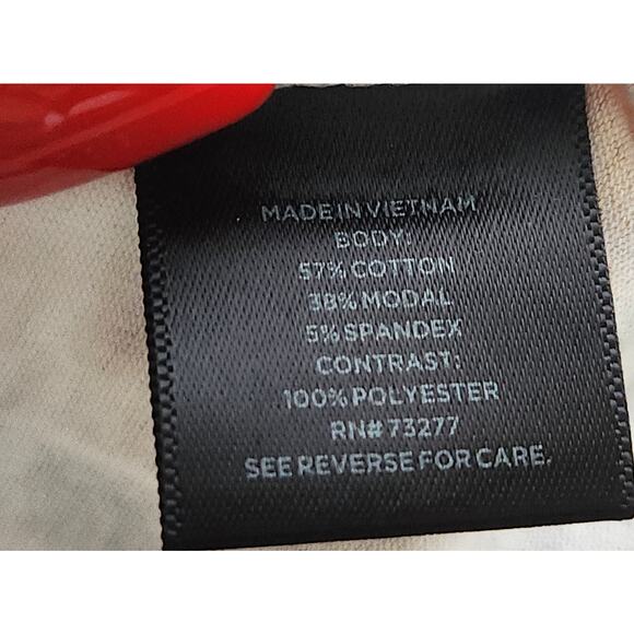 Simply Vera Brown Green Tie Dye Pleated Layered Hem Top Large Lightweight Soft - Picture 6 of 6